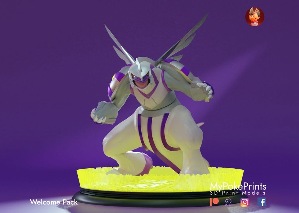 P站图纸印象馆 口袋妖怪 帕路奇亚 口袋妖怪 帕路奇亚