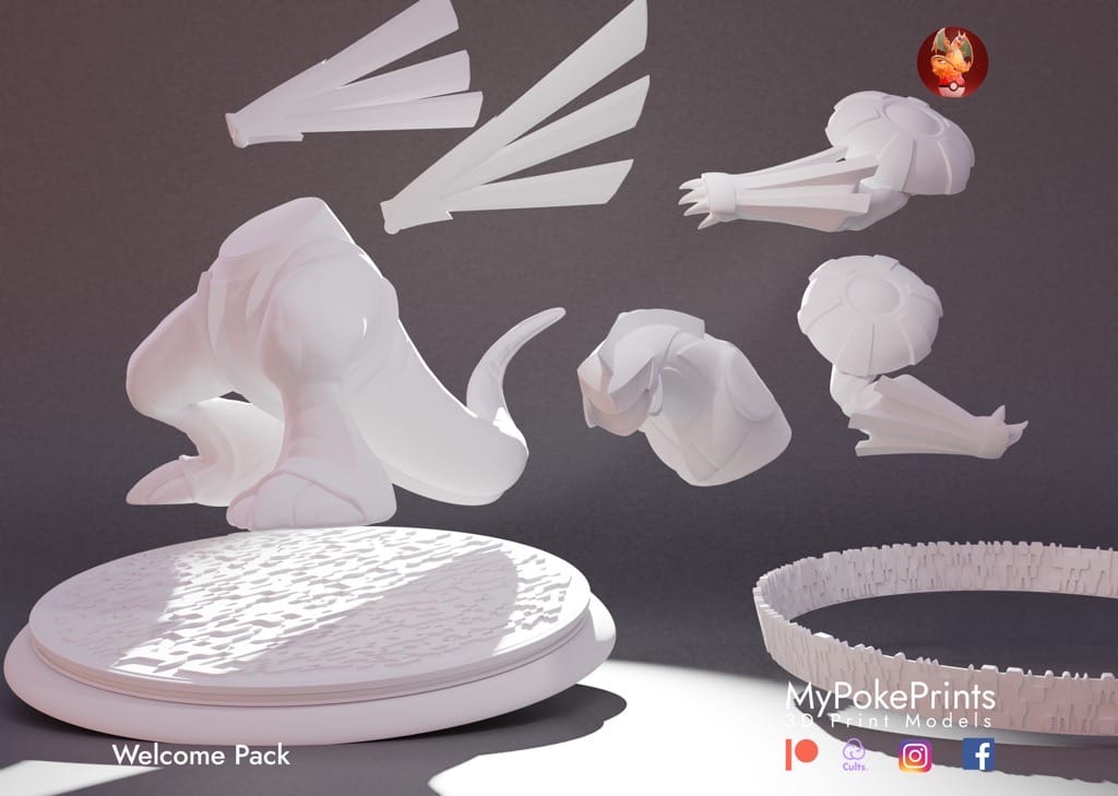 P站图纸印象馆 口袋妖怪 帕路奇亚 口袋妖怪 帕路奇亚