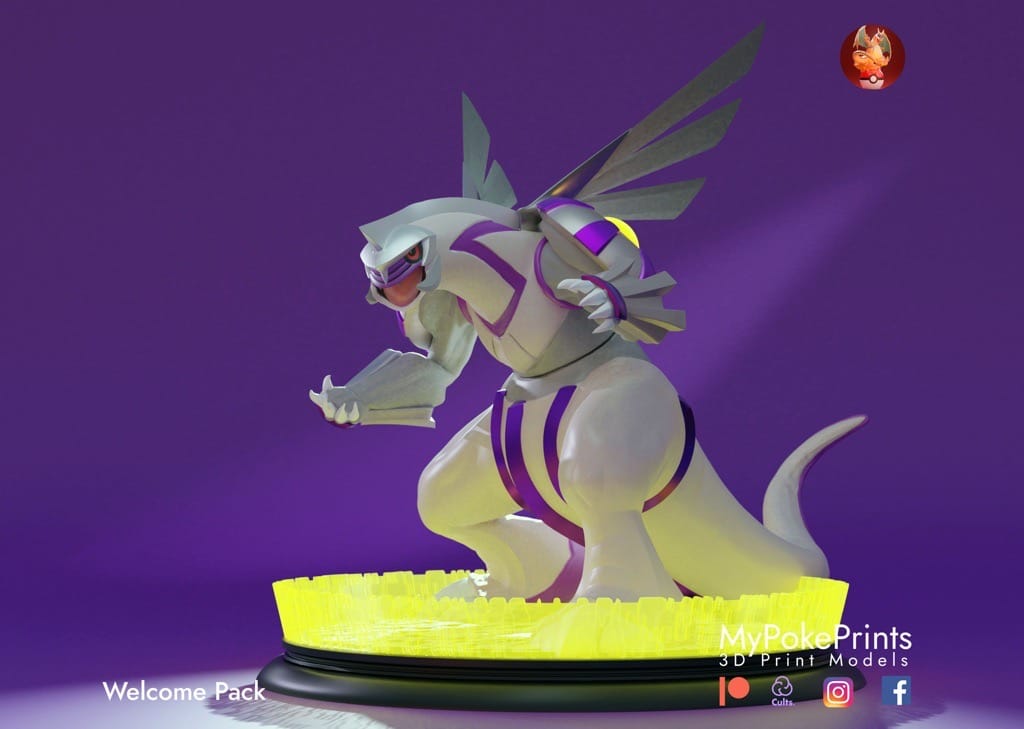 P站图纸印象馆 口袋妖怪 帕路奇亚 口袋妖怪 帕路奇亚