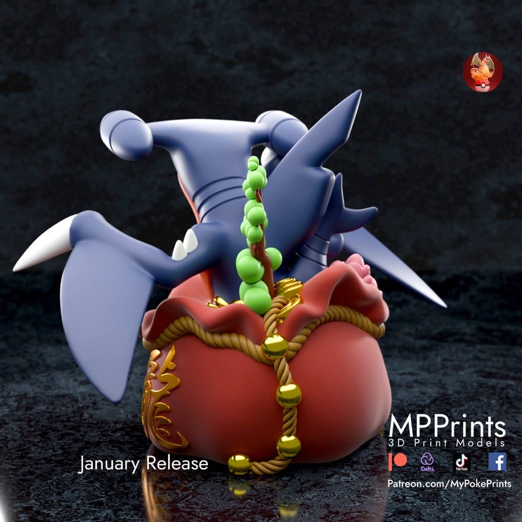 P站图纸印象馆 口袋妖怪 烈咬陸鯊 口袋妖怪 烈咬陸鯊