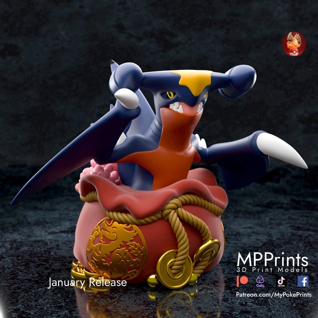 P站图纸印象馆 口袋妖怪 烈咬陸鯊 口袋妖怪 烈咬陸鯊