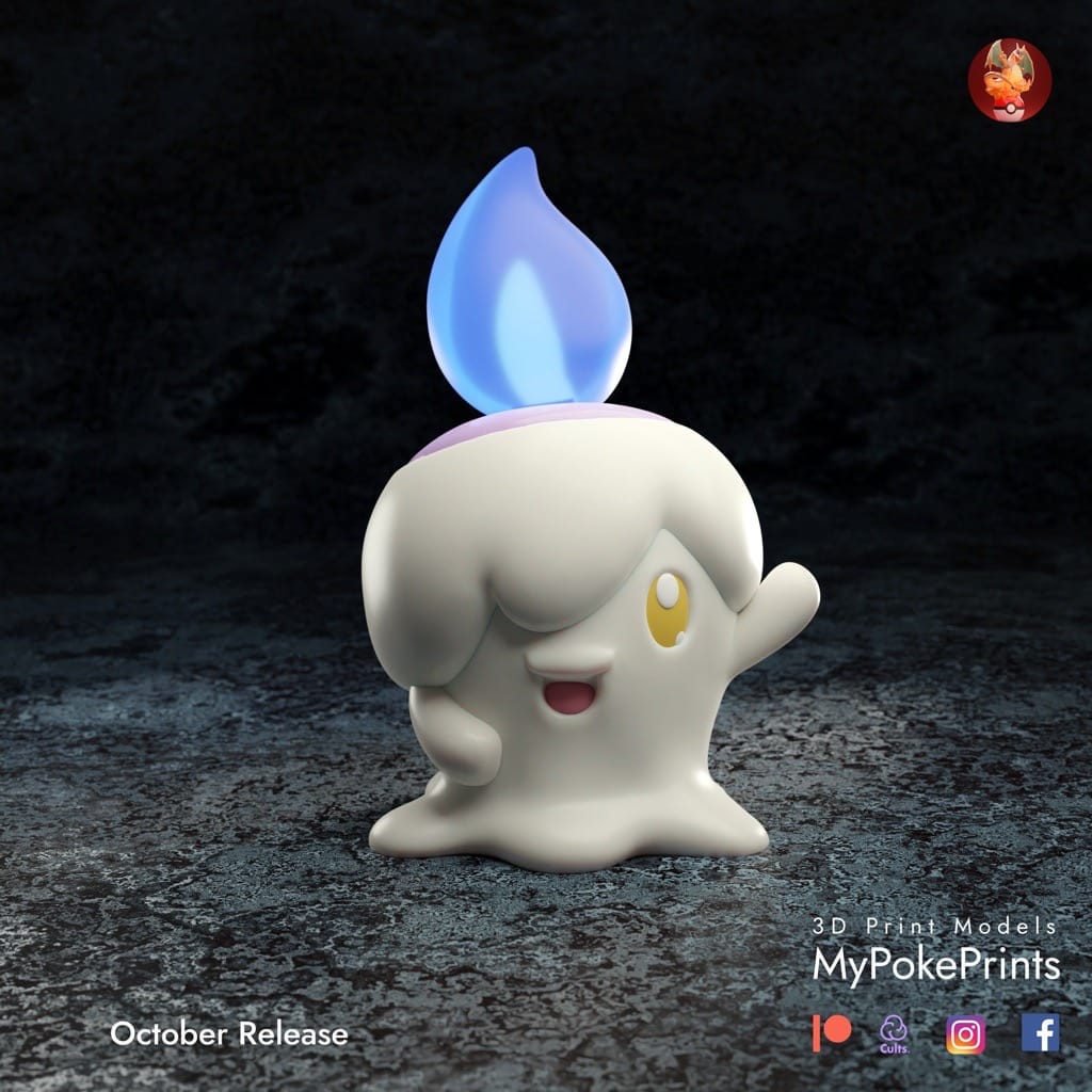 P站图纸印象馆 口袋妖怪 Bellibolt和Litwick 口袋妖怪 Bellibolt和Litwick