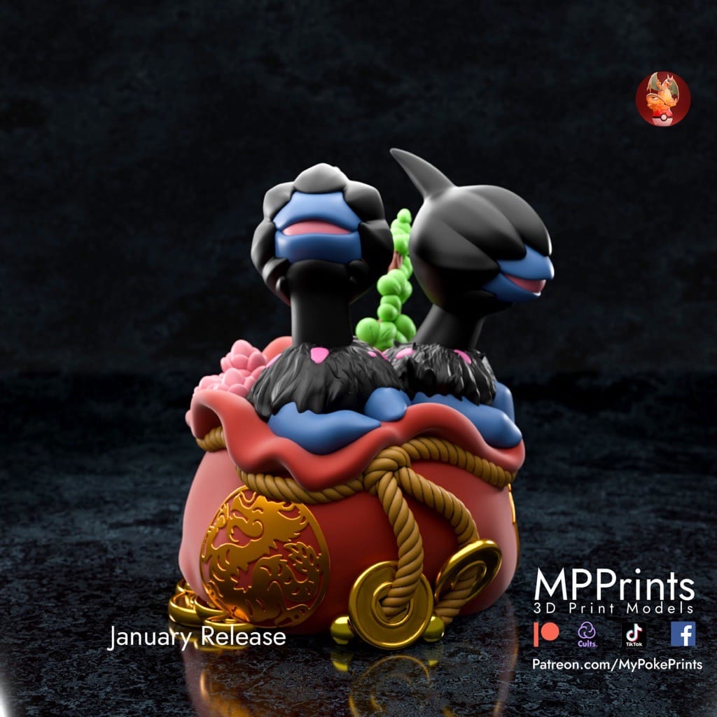 P站图纸印象馆 口袋妖怪 单首龙 口袋妖怪 单首龙