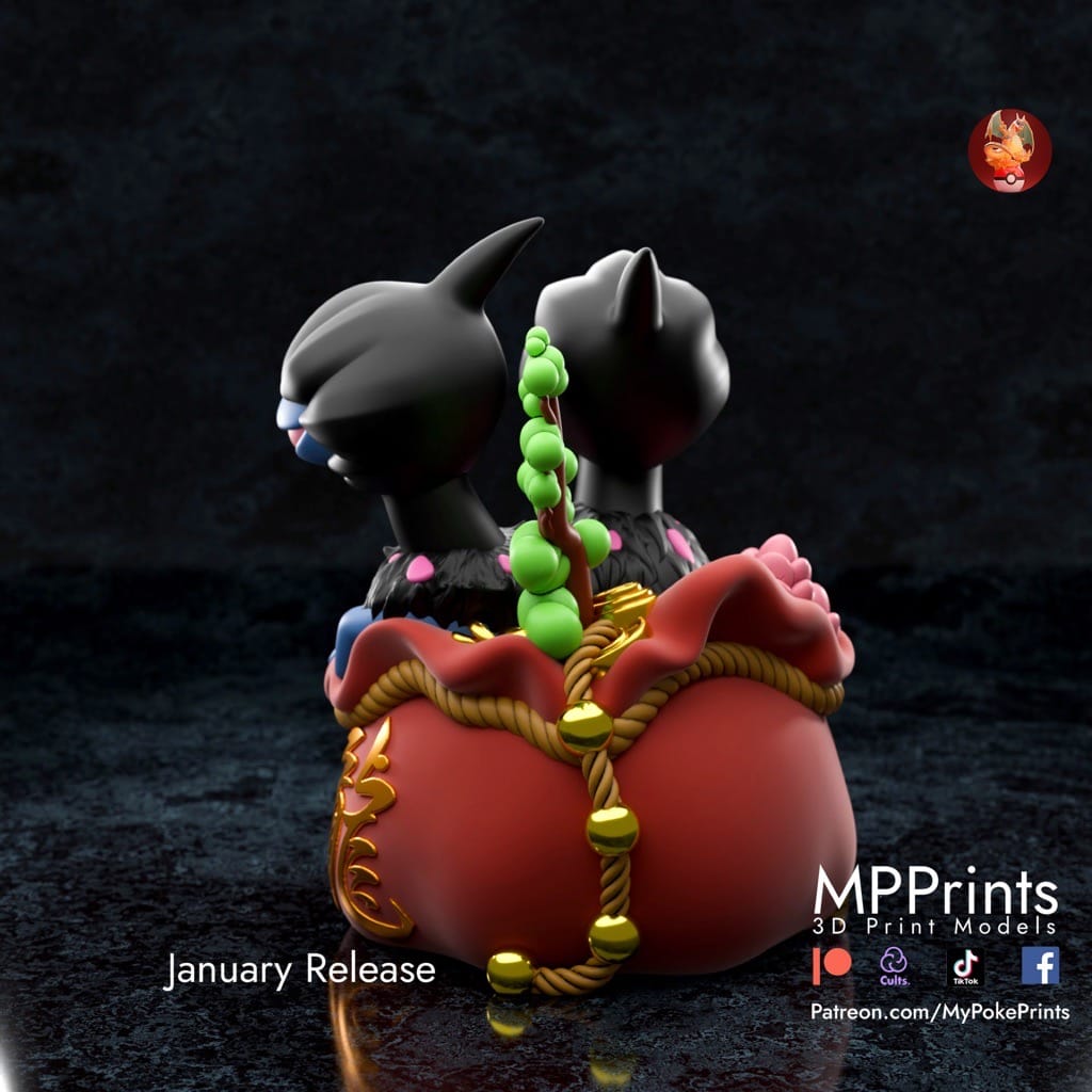 P站图纸印象馆 口袋妖怪 单首龙 口袋妖怪 单首龙