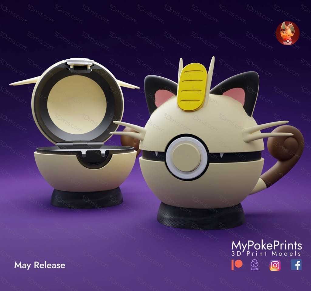 口袋妖怪 喵喵精灵球