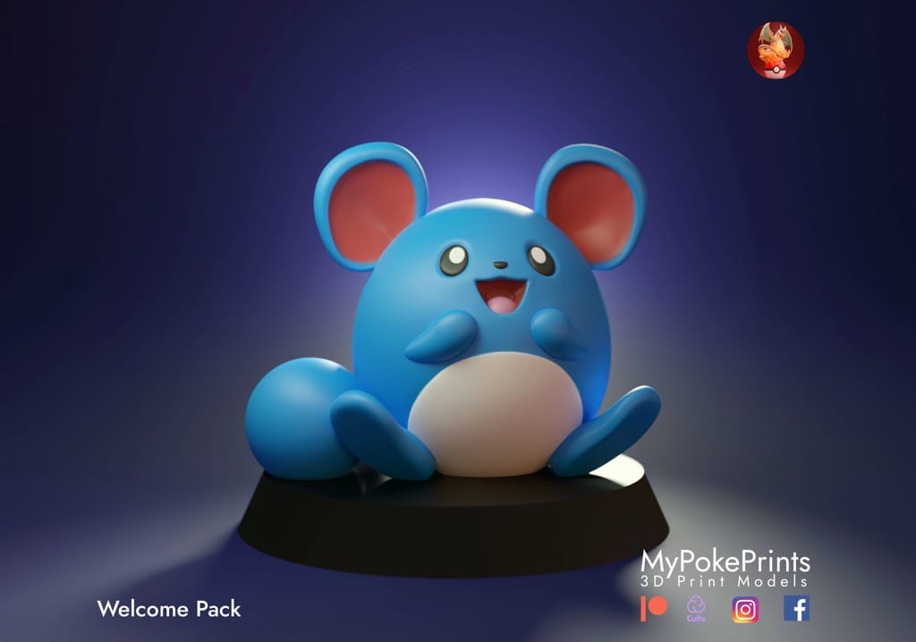 P站图纸印象馆 口袋妖怪 冰伊布和玛力露 口袋妖怪 冰伊布和玛力露