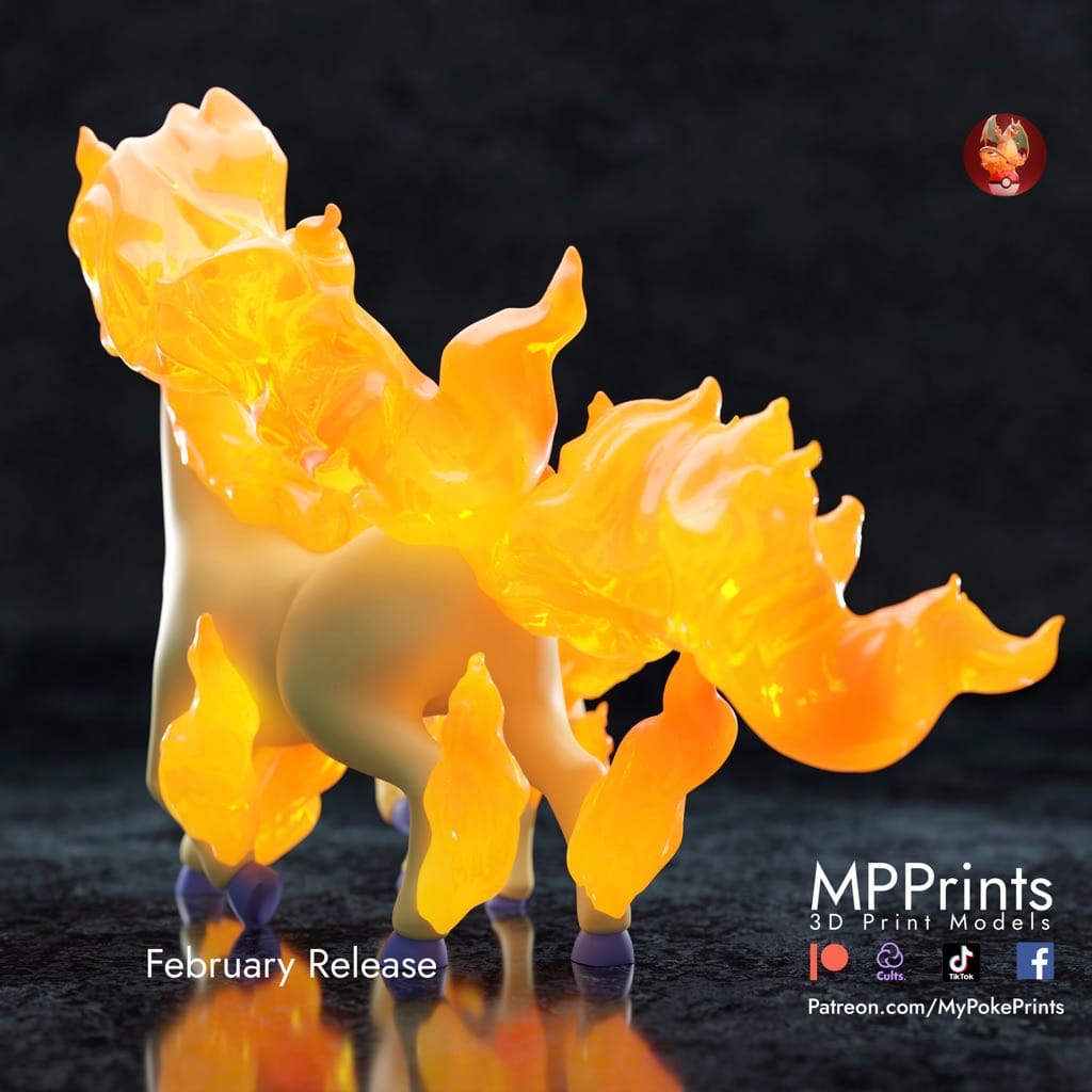 P站图纸印象馆 口袋妖怪 小火马和和烈焰马 口袋妖怪 小火马和和烈焰马