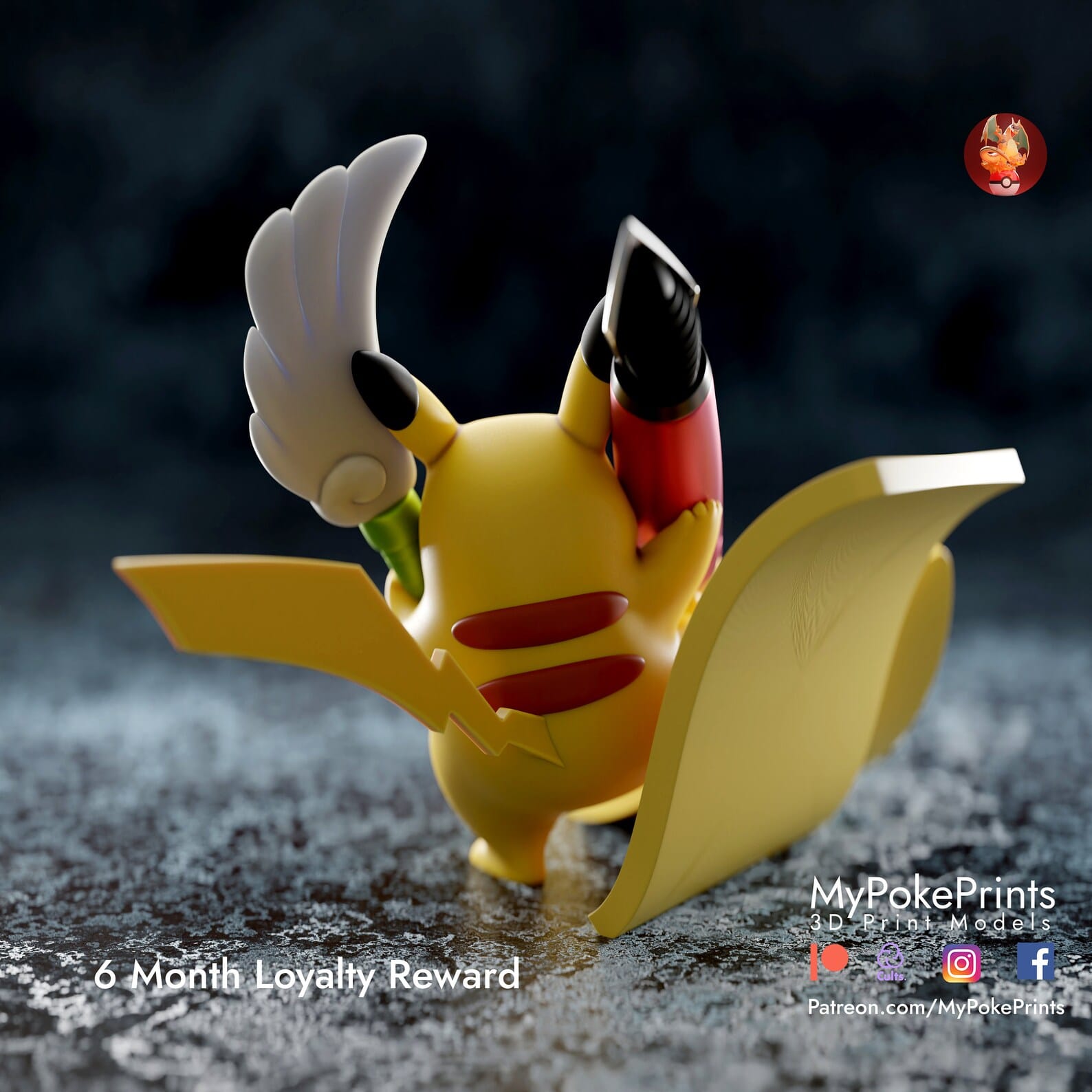 P站图纸印象馆 口袋妖怪 插画皮卡丘 口袋妖怪 插画皮卡丘