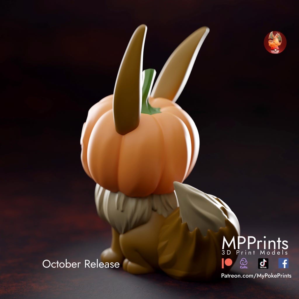 P站图纸印象馆 口袋妖怪 南瓜伊布和可达鸭 口袋妖怪 南瓜伊布和可达鸭