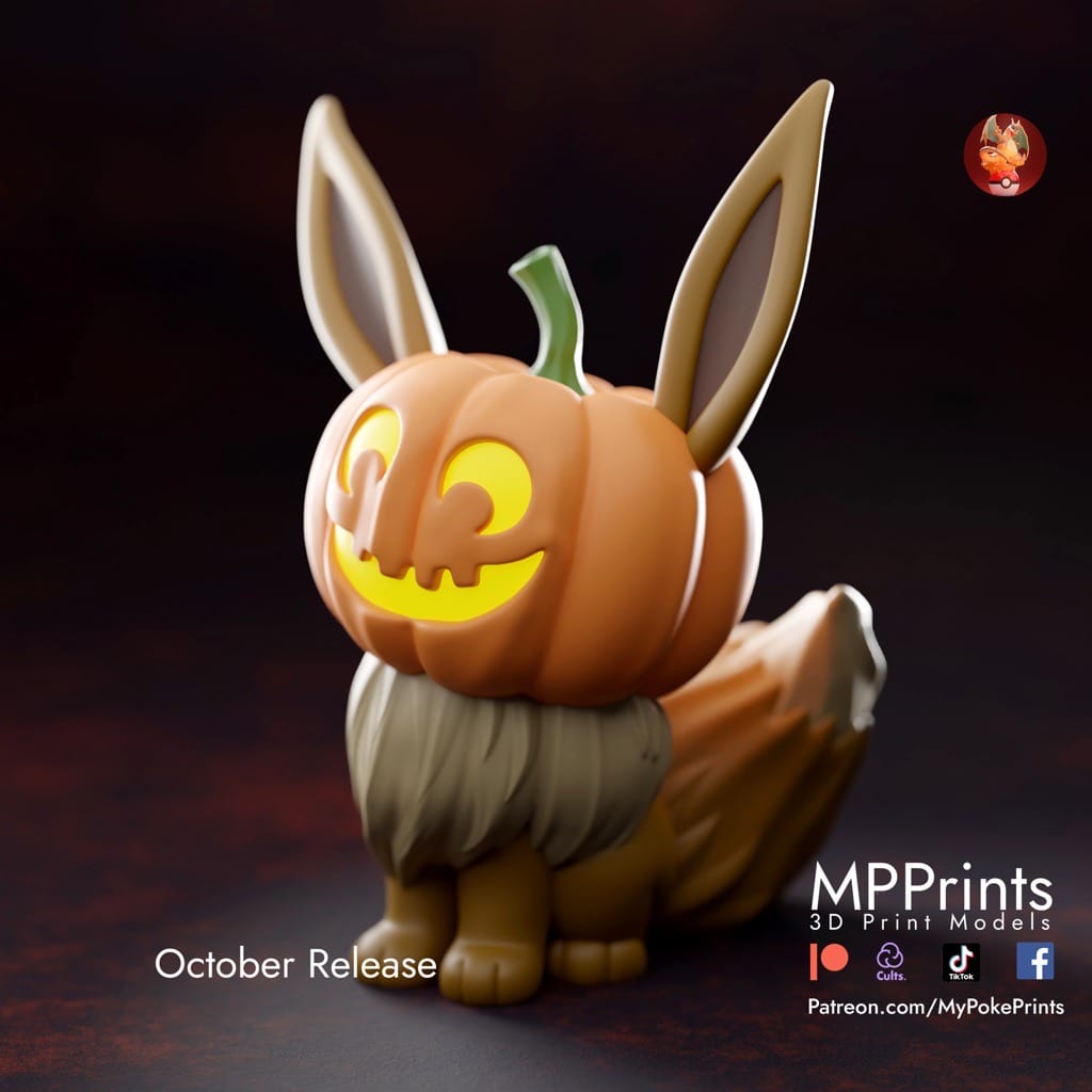 P站图纸印象馆 口袋妖怪 南瓜伊布和可达鸭 口袋妖怪 南瓜伊布和可达鸭