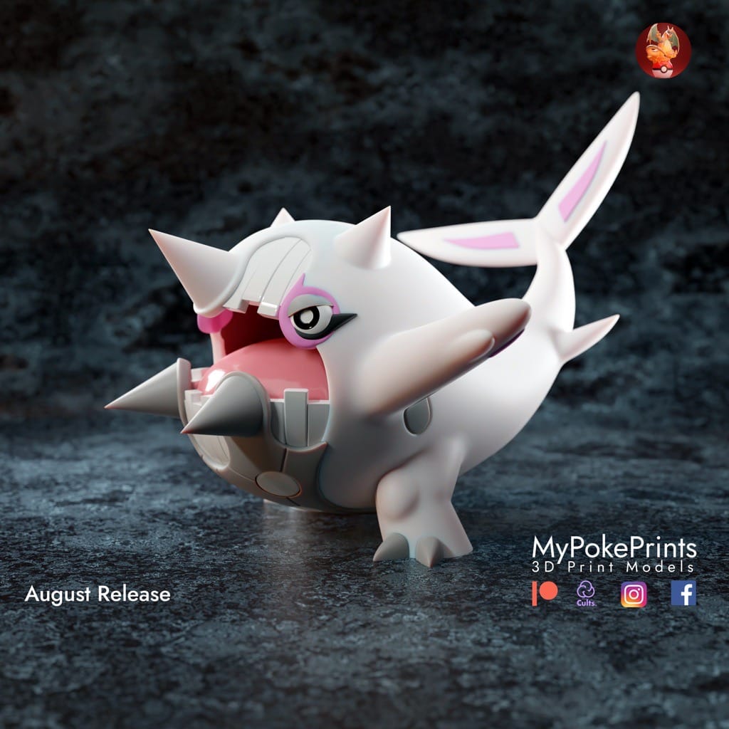 P站图纸印象馆 口袋妖怪 浩大鲸 口袋妖怪 浩大鲸