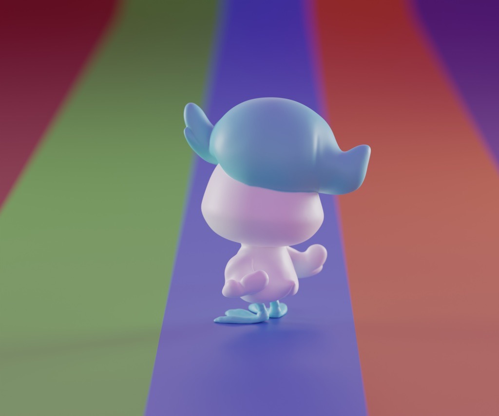 P站图纸印象馆 口袋妖怪 润水鸭 口袋妖怪 润水鸭