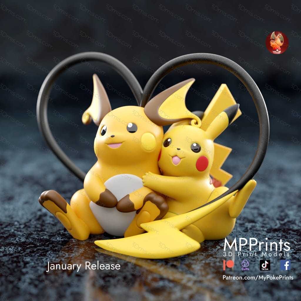 口袋妖怪 皮卡丘和雷丘