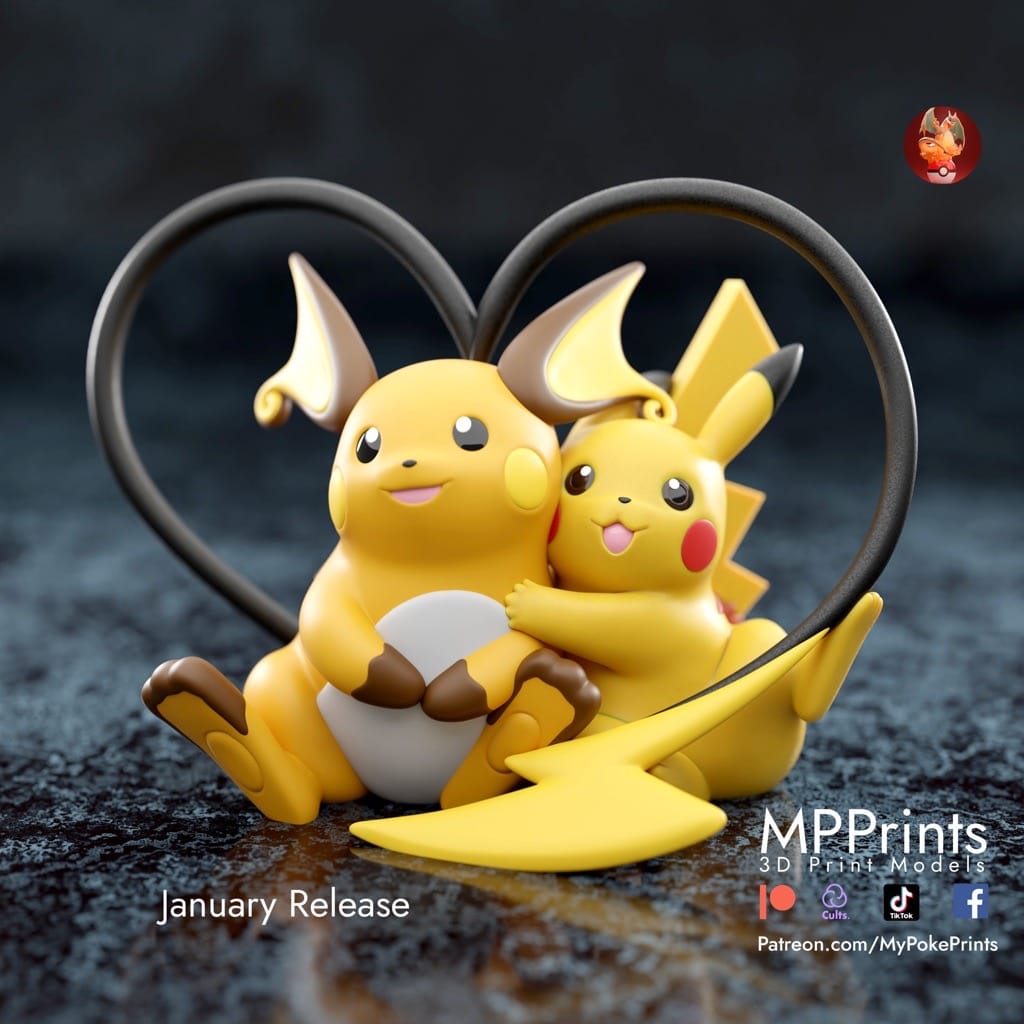 P站图纸印象馆 口袋妖怪 皮卡丘和雷丘 口袋妖怪 皮卡丘和雷丘