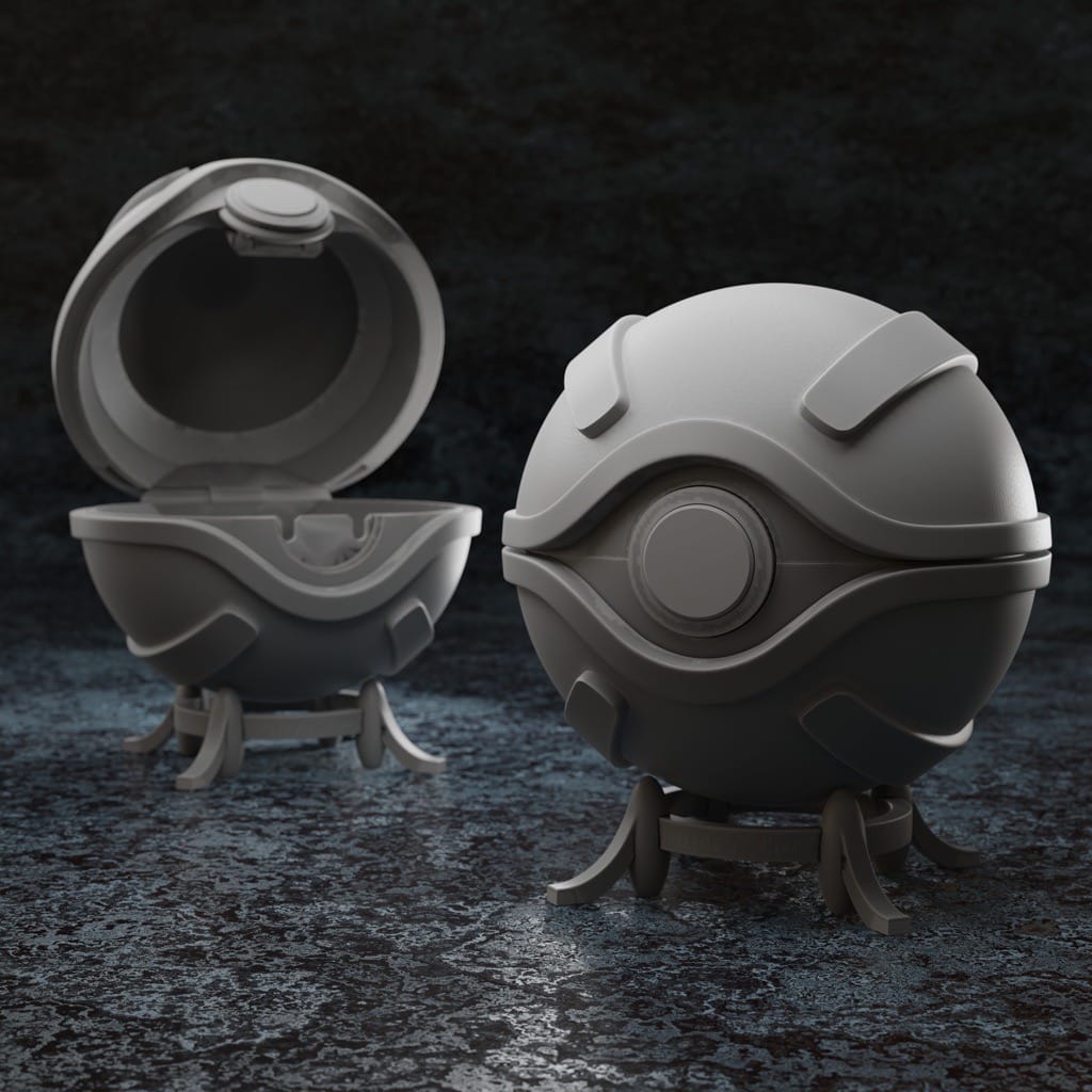 P站图纸印象馆 口袋妖怪 3款精灵球 口袋妖怪 3款精灵球