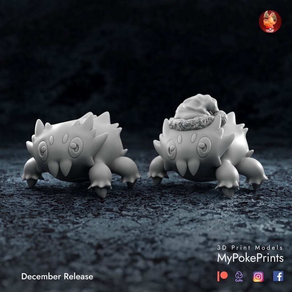 P站图纸印象馆 口袋妖怪 圣诞版电电虫 口袋妖怪 圣诞版电电虫