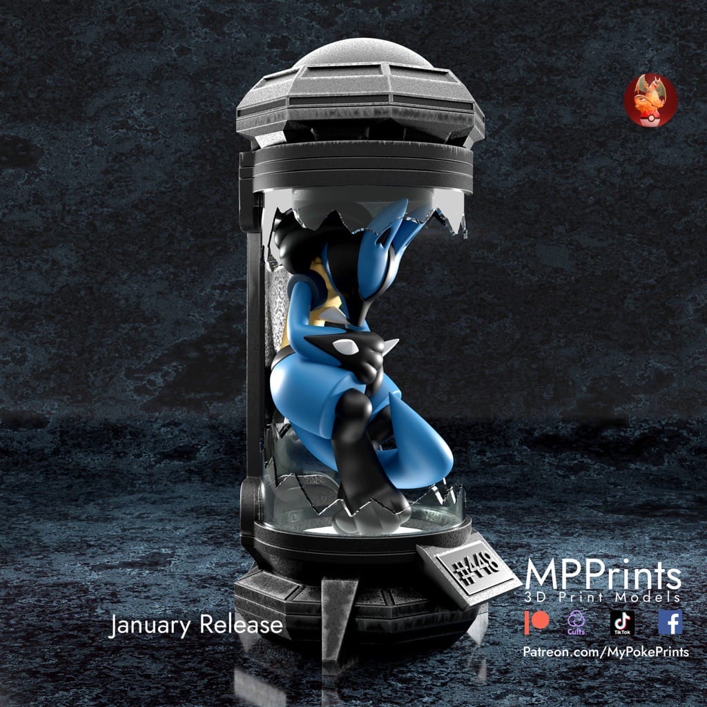 P站图纸印象馆 口袋妖怪 冰雪路卡利欧 口袋妖怪 冰雪路卡利欧