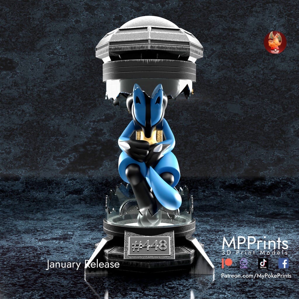 P站图纸印象馆 口袋妖怪 冰雪路卡利欧 口袋妖怪 冰雪路卡利欧