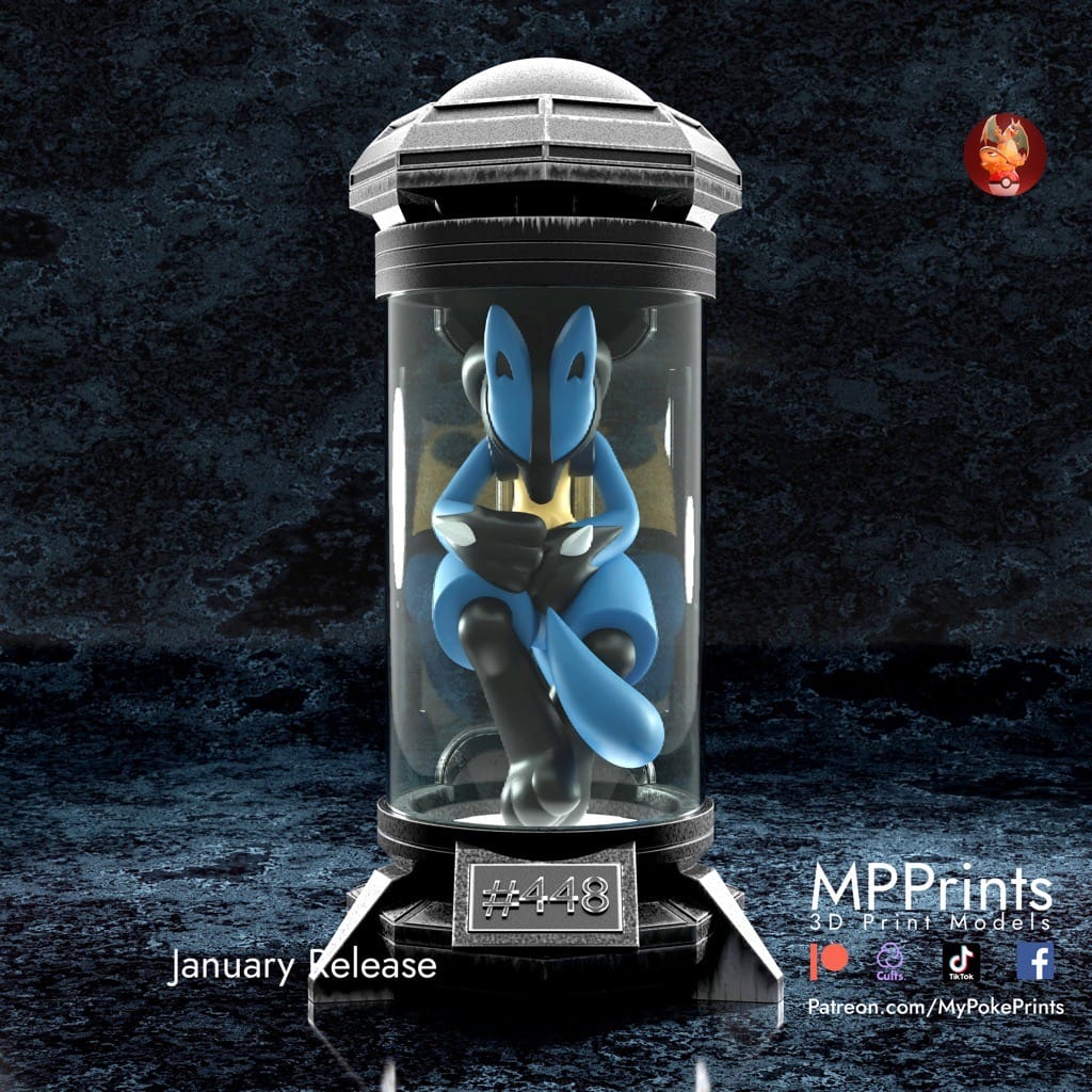 P站图纸印象馆 口袋妖怪 冰雪路卡利欧 口袋妖怪 冰雪路卡利欧