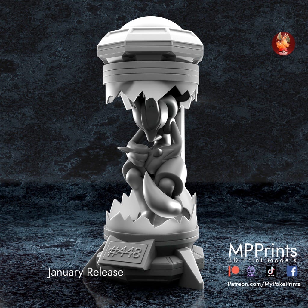 P站图纸印象馆 口袋妖怪 冰雪路卡利欧 口袋妖怪 冰雪路卡利欧