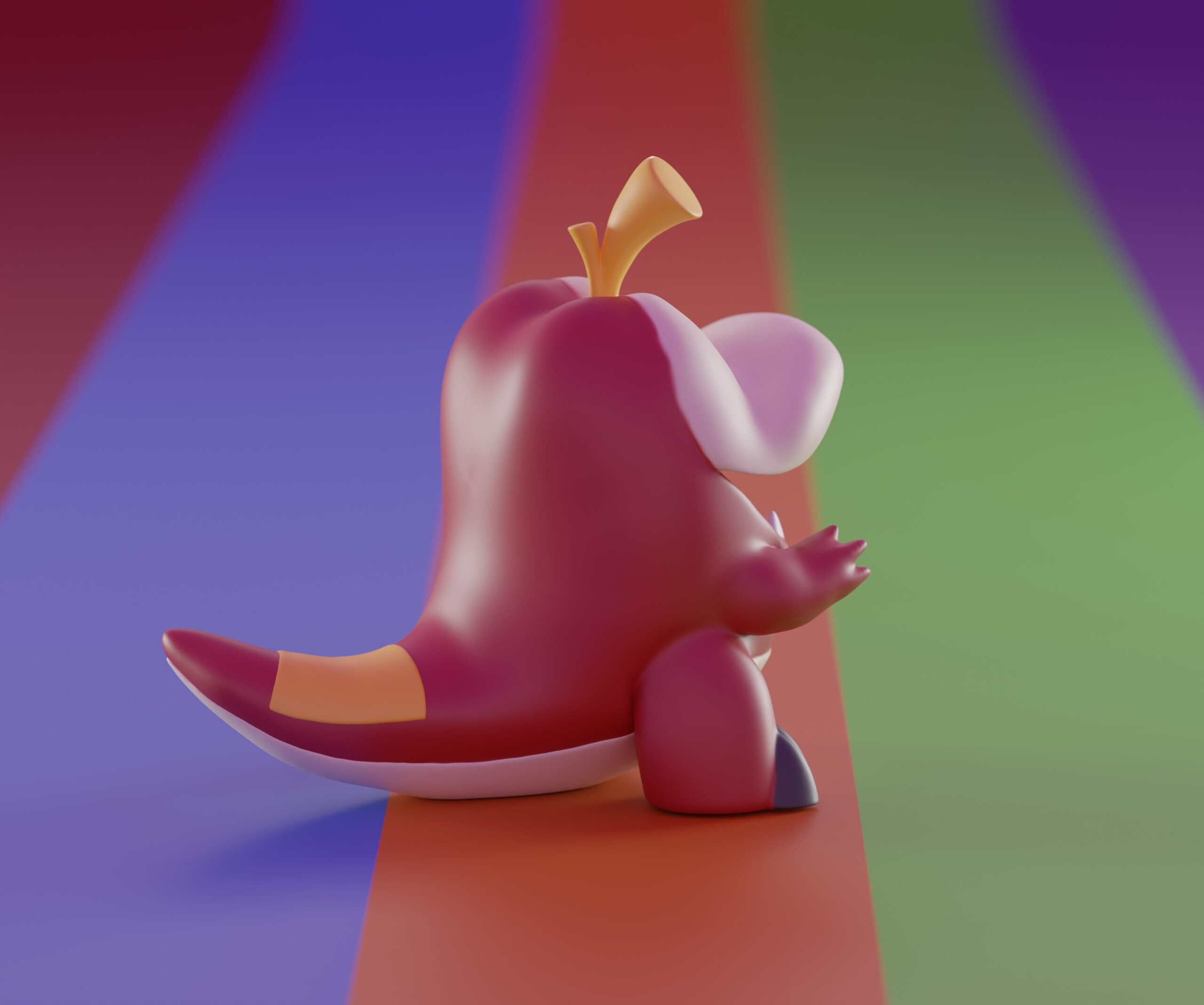 P站图纸印象馆 口袋妖怪 呆火鳄 口袋妖怪 呆火鳄