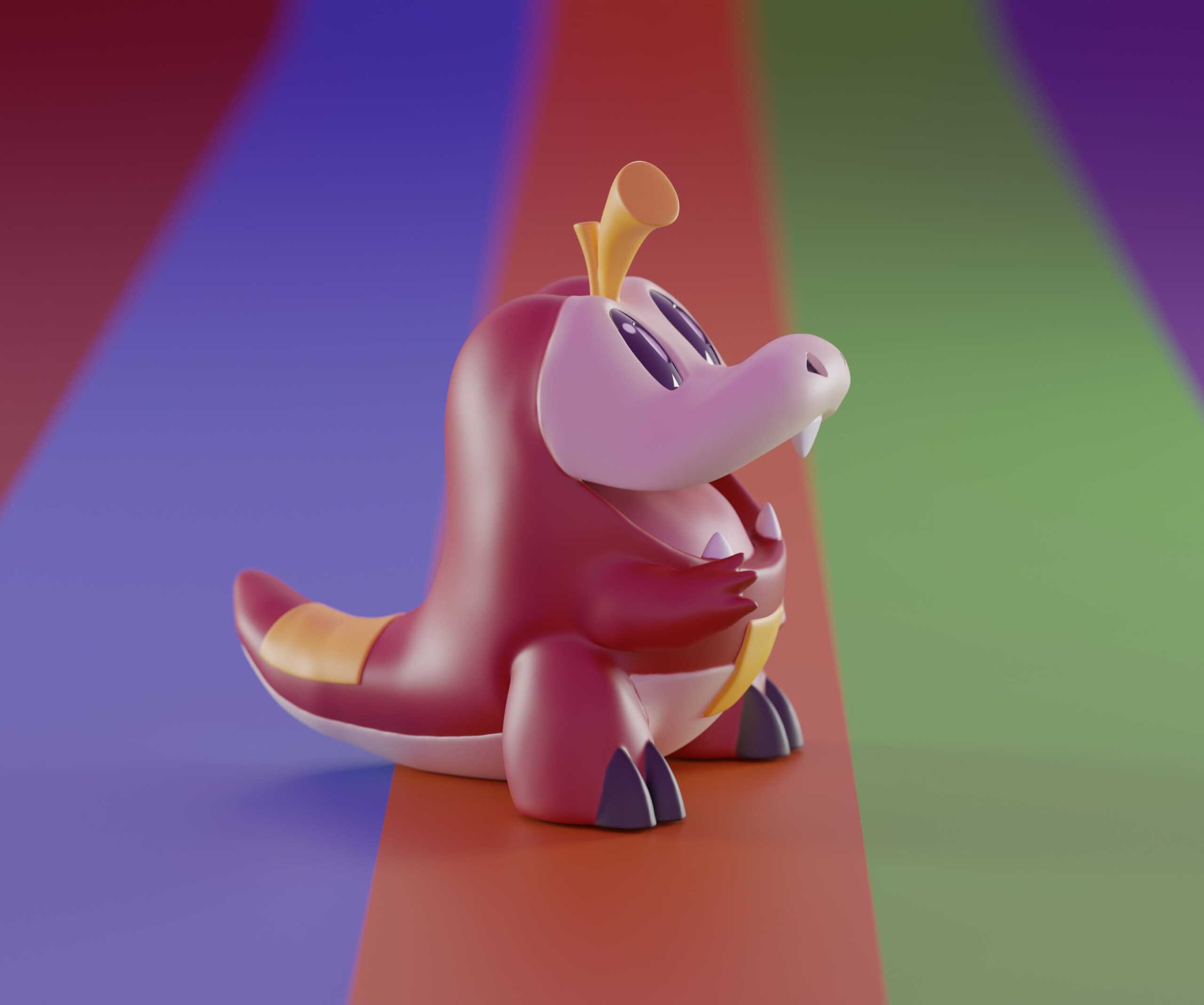 P站图纸印象馆 口袋妖怪 呆火鳄 口袋妖怪 呆火鳄