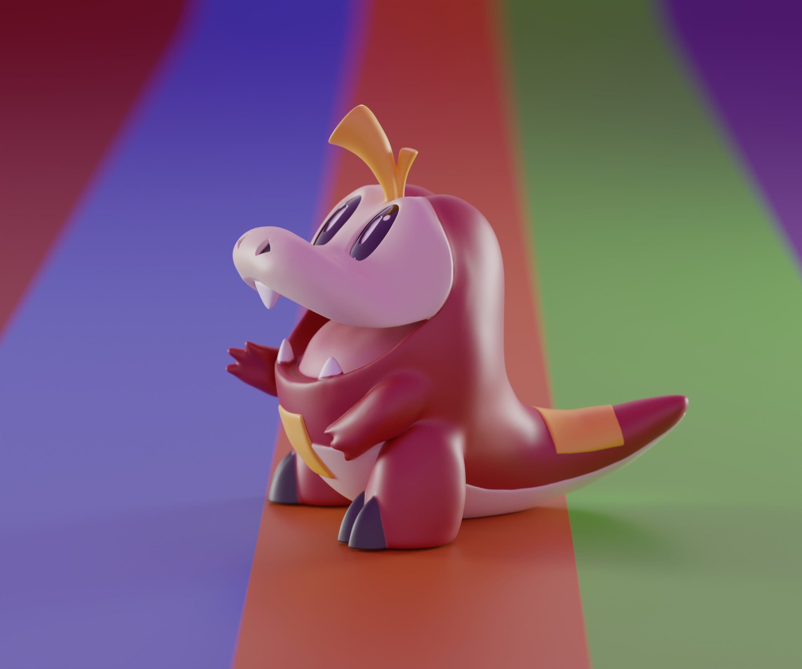 P站图纸印象馆 口袋妖怪 呆火鳄 口袋妖怪 呆火鳄