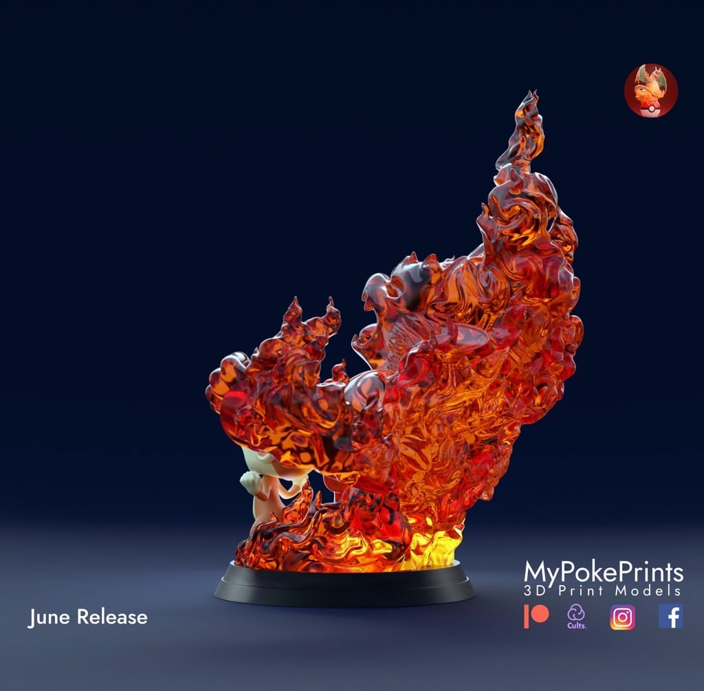 P站图纸印象馆 口袋妖怪 火焰猴进化版 口袋妖怪 火焰猴进化版