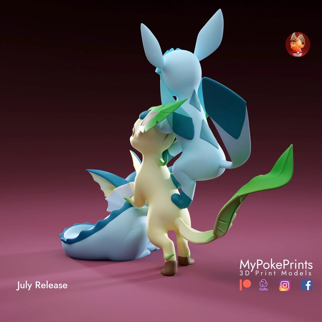 P站图纸印象馆 口袋妖怪 伊布家族 口袋妖怪 伊布家族