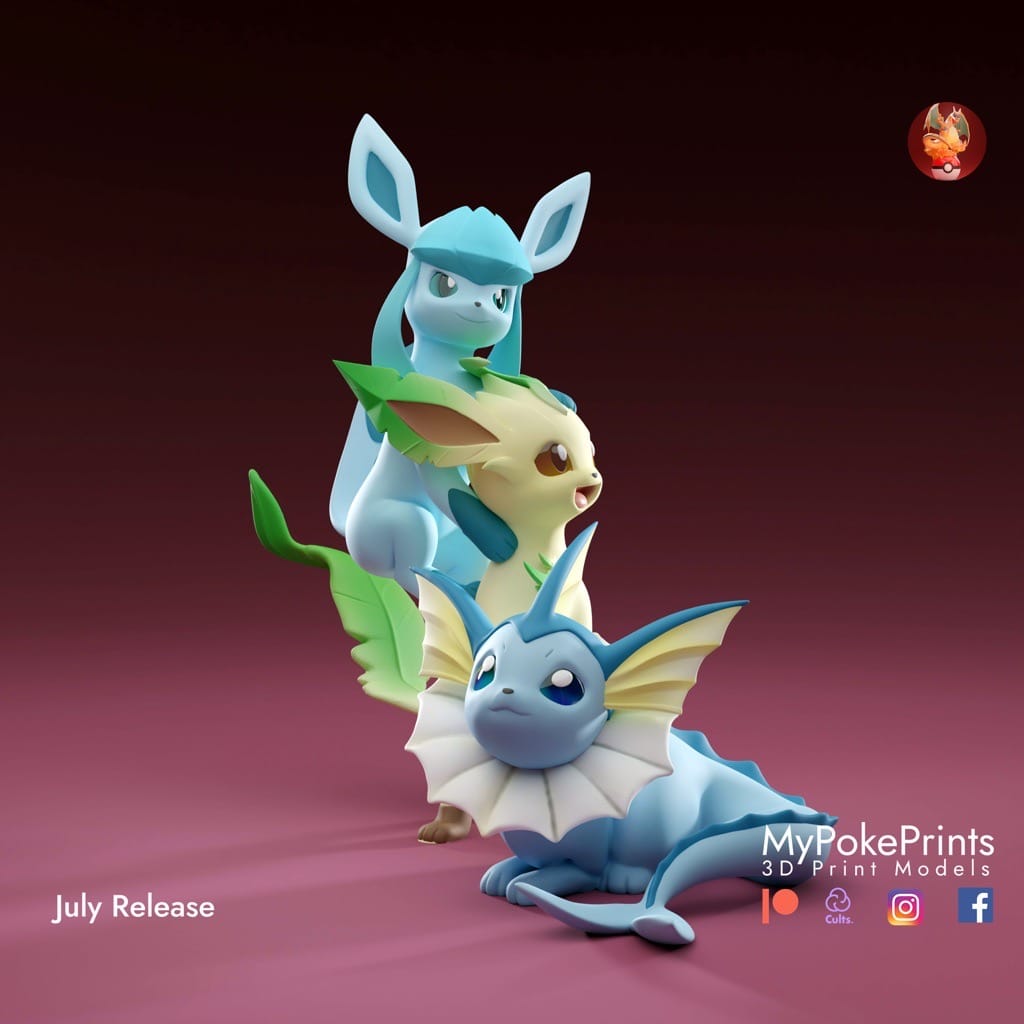 P站图纸印象馆 口袋妖怪 伊布家族 口袋妖怪 伊布家族