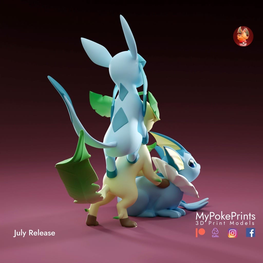 P站图纸印象馆 口袋妖怪 伊布家族 口袋妖怪 伊布家族