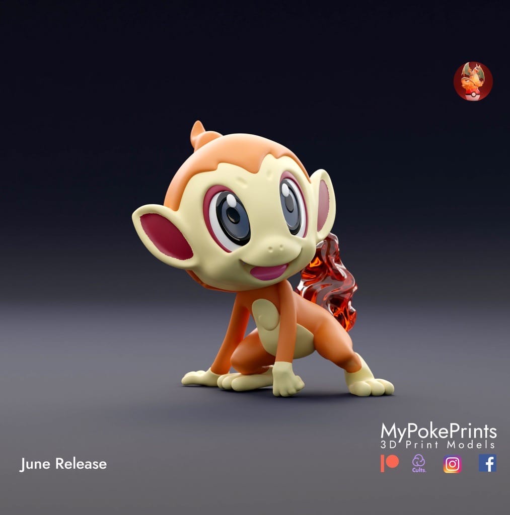 P站图纸印象馆 口袋妖怪 小火焰猴 口袋妖怪 小火焰猴