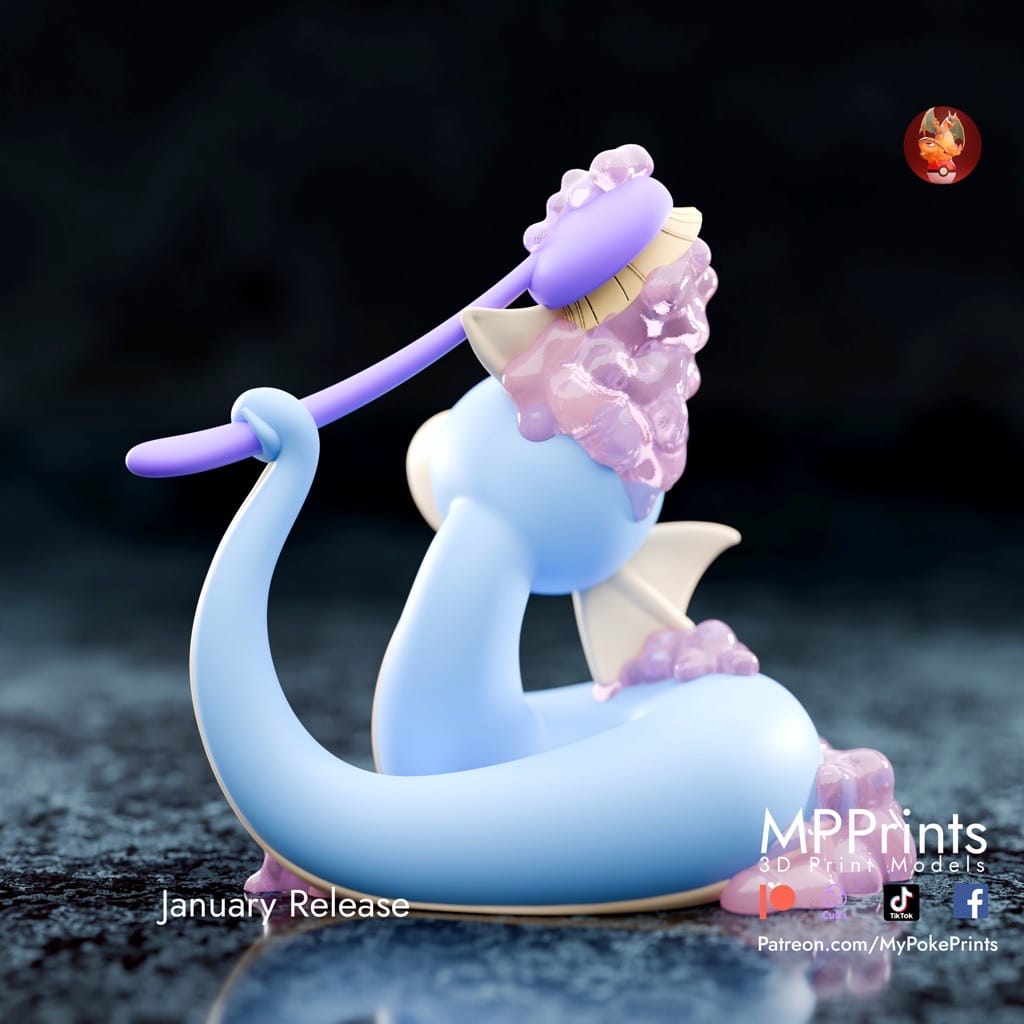 P站图纸印象馆 口袋妖怪 洗澡的迷你龙 口袋妖怪 洗澡的迷你龙