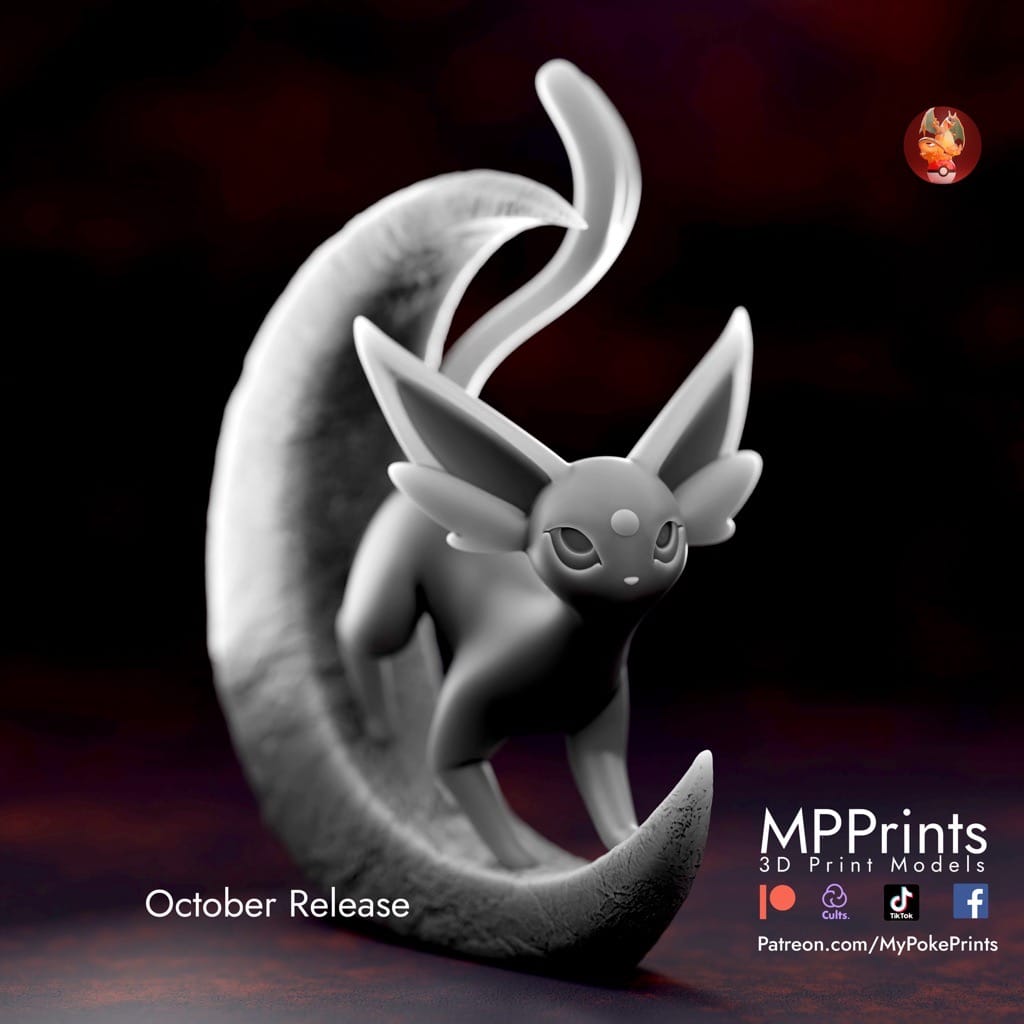 P站图纸印象馆 口袋妖怪 月亮伊布 口袋妖怪 月亮伊布