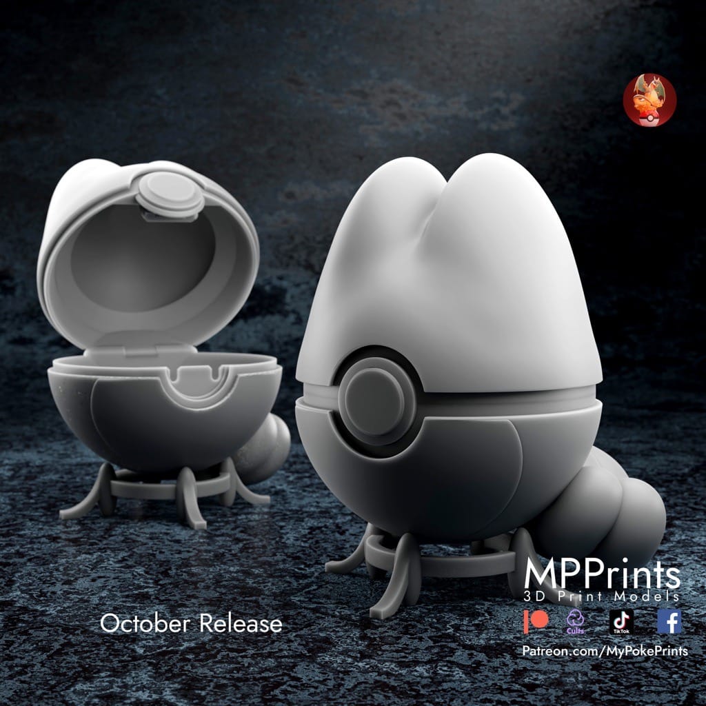 P站图纸印象馆 口袋妖怪 高达鸭和木守宫和火雉鸡精灵球 口袋妖怪 高达鸭和木守宫和火雉鸡精灵球