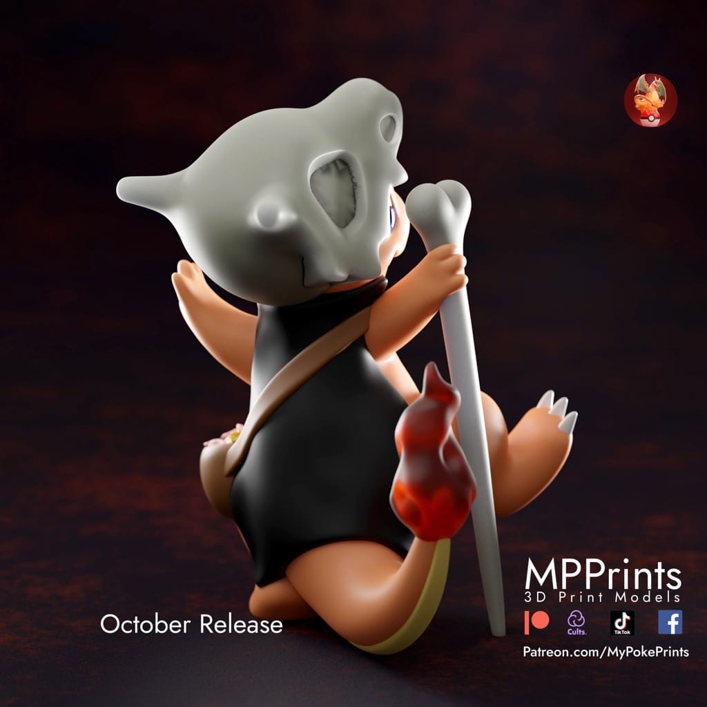 P站图纸印象馆 口袋妖怪 圣诞版小火龙 口袋妖怪 圣诞版小火龙