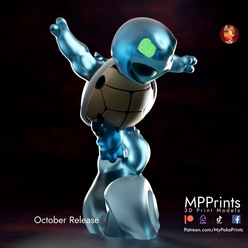 P站图纸印象馆 口袋妖怪 幽灵杰尼龟 口袋妖怪 幽灵杰尼龟