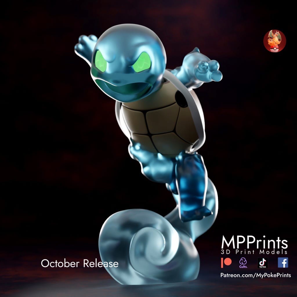 P站图纸印象馆 口袋妖怪 幽灵杰尼龟 口袋妖怪 幽灵杰尼龟