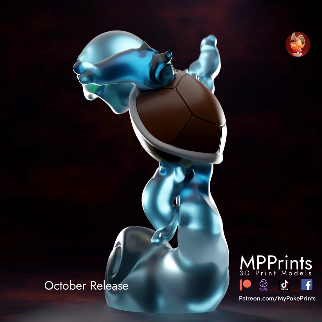 P站图纸印象馆 口袋妖怪 幽灵杰尼龟 口袋妖怪 幽灵杰尼龟