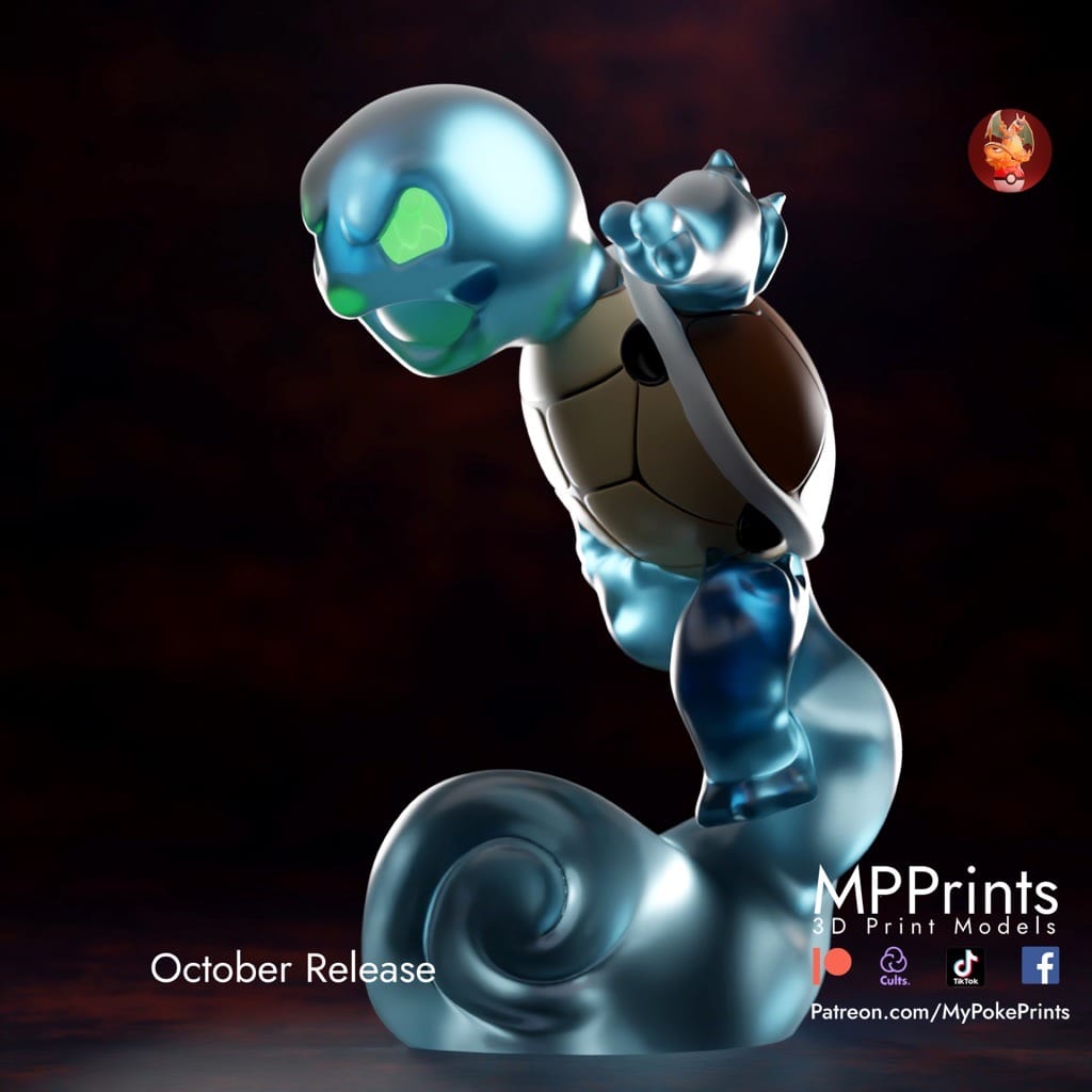 P站图纸印象馆 口袋妖怪 幽灵杰尼龟 口袋妖怪 幽灵杰尼龟