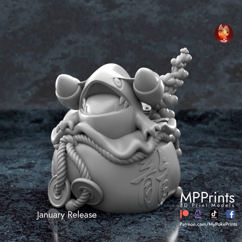 P站图纸印象馆 口袋妖怪 圆陆鲨 口袋妖怪 圆陆鲨