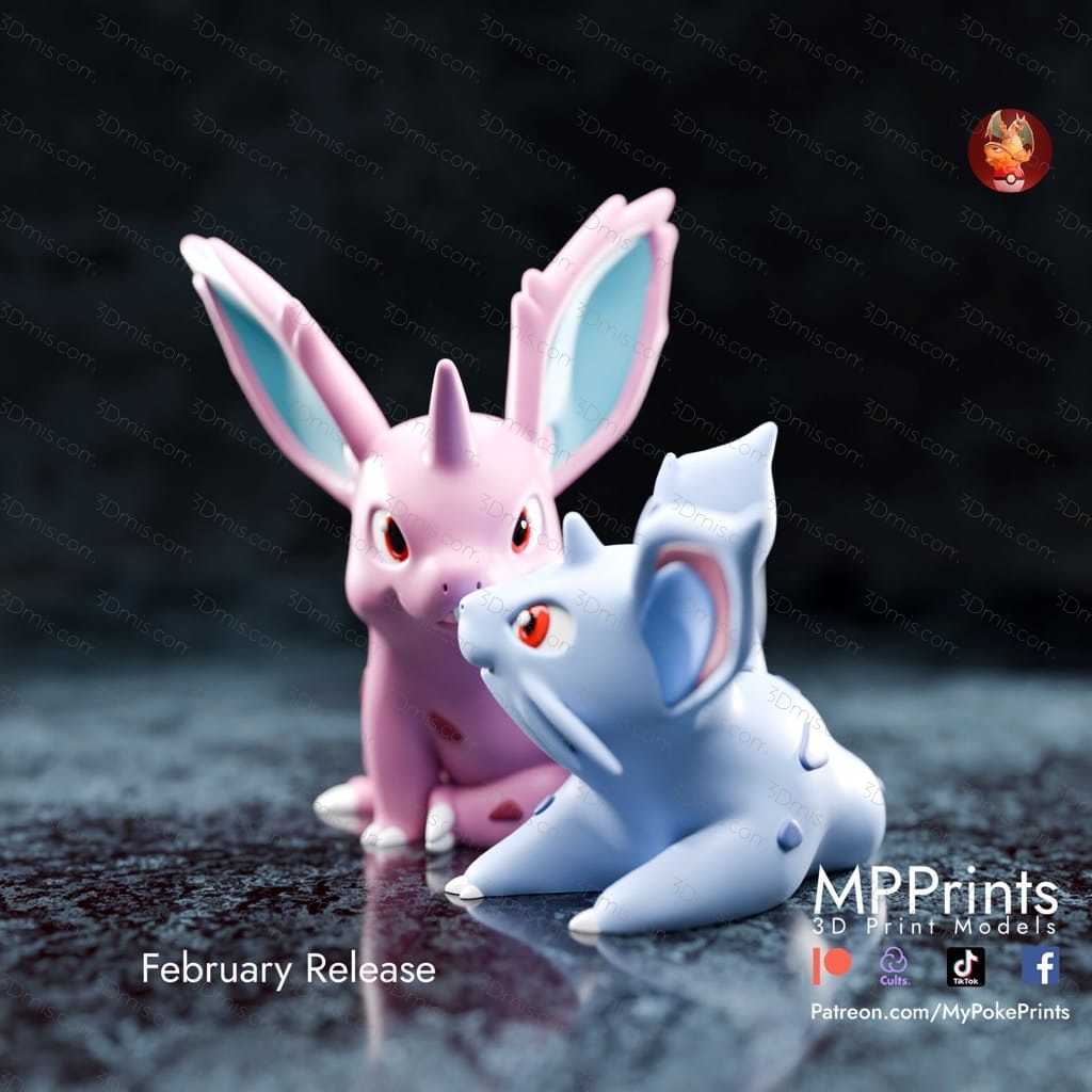 P站图纸印象馆 口袋妖怪 尼多朗 口袋妖怪 尼多朗