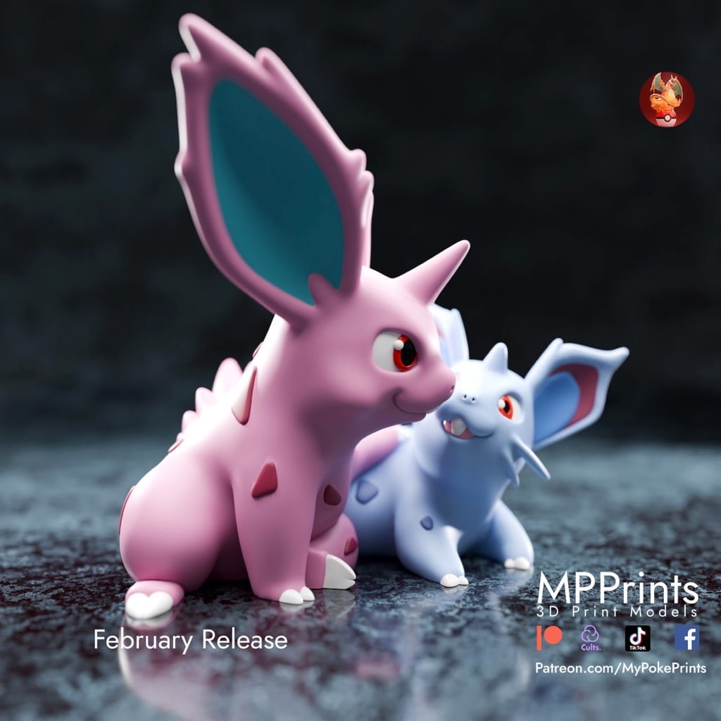 P站图纸印象馆 口袋妖怪 尼多朗 口袋妖怪 尼多朗