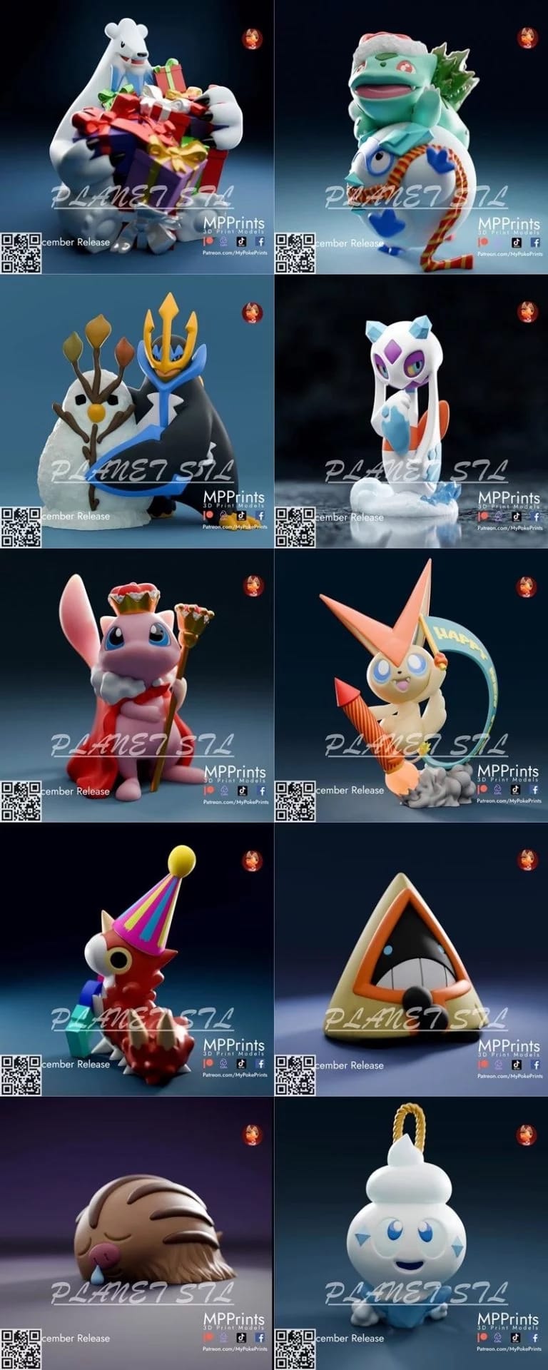 P站图纸印象馆 口袋妖怪 2023年12月合集 口袋妖怪 2023年12月合集