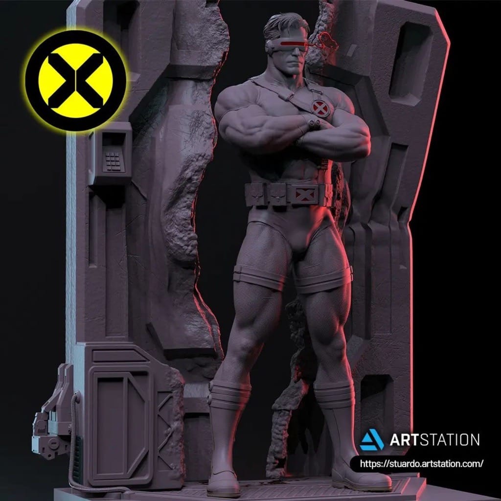 P站图纸印象馆 漫威X战警 镭射眼 来自阿尔瓦罗·斯图亚多 漫威X战警 镭射眼 来自阿尔瓦罗·斯图亚多