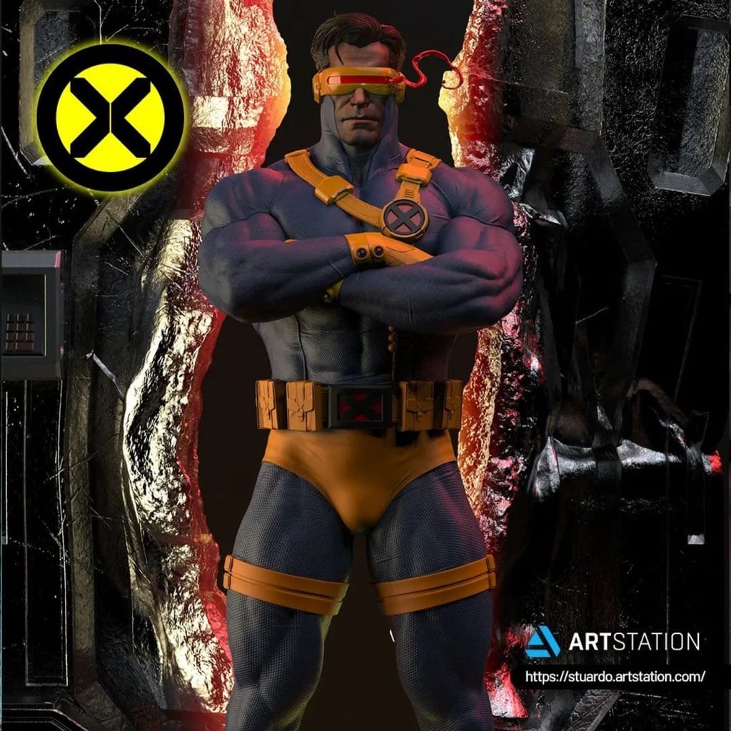 P站图纸印象馆 漫威X战警 镭射眼 来自阿尔瓦罗·斯图亚多 漫威X战警 镭射眼 来自阿尔瓦罗·斯图亚多