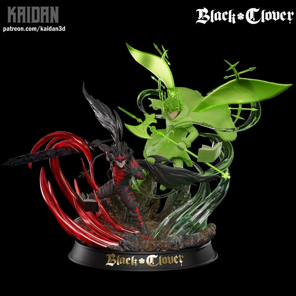 P站图纸印象馆 Kaidan 黑色四叶草阿斯塔和尤诺 Kaidan 黑色四叶草阿斯塔和尤诺