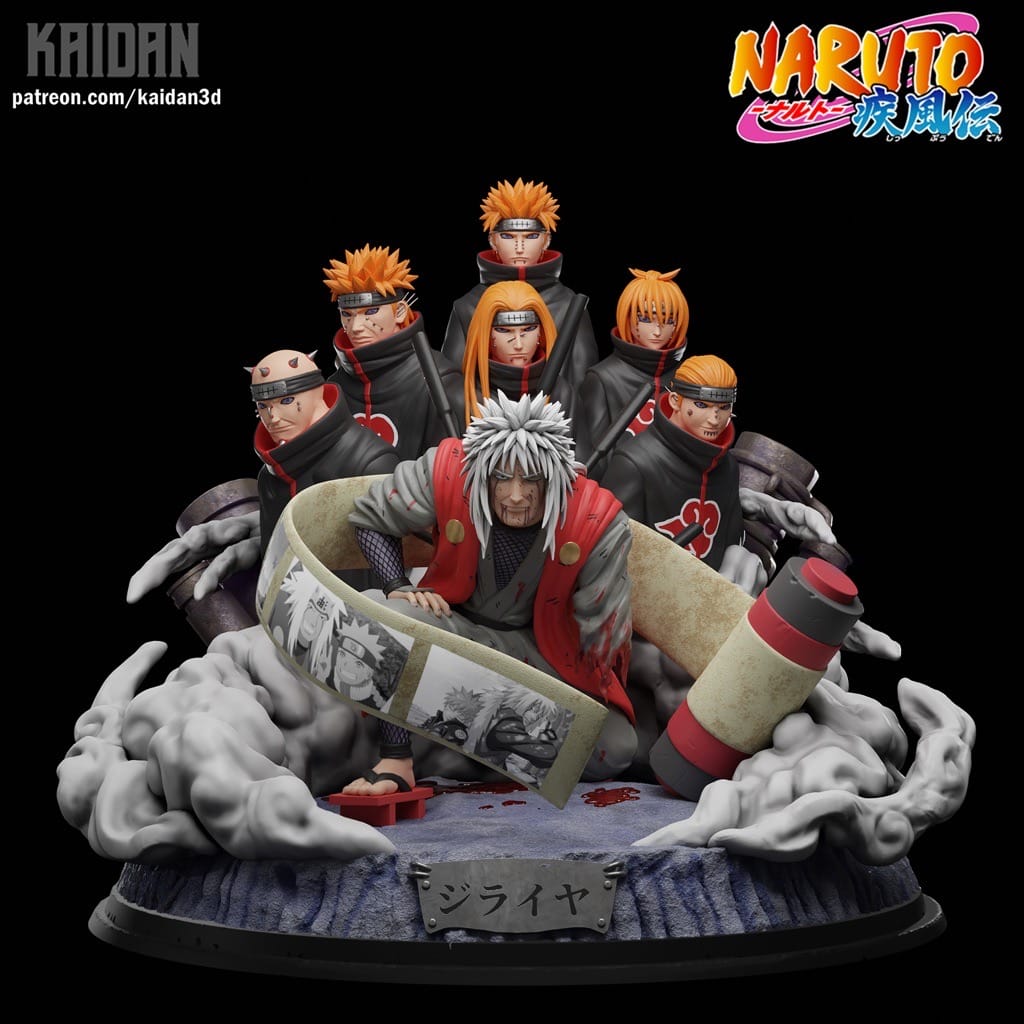 P站图纸印象馆 Kaidan 火影忍者 自来也 六条路 Kaidan 火影忍者 自来也 六条路