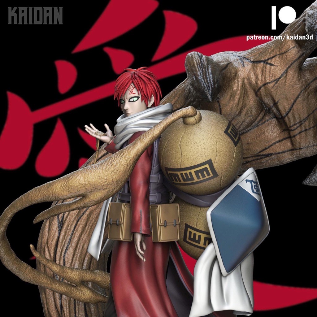 P站图纸印象馆 Kaidan 火影忍者我爱罗 Kaidan 火影忍者我爱罗