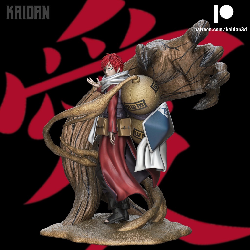 P站图纸印象馆 Kaidan 火影忍者我爱罗 Kaidan 火影忍者我爱罗